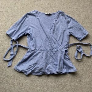 LOFT wrap top